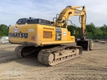 Back of Used Excavator for Sale,Side of Komatsu Excavator for Sale,Used Komatsu Excavator in yard for Sale